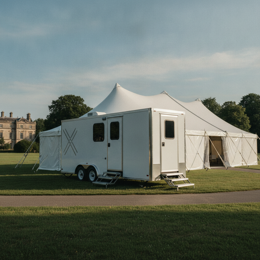 Mobile Event Restroom Rental - no people and no text