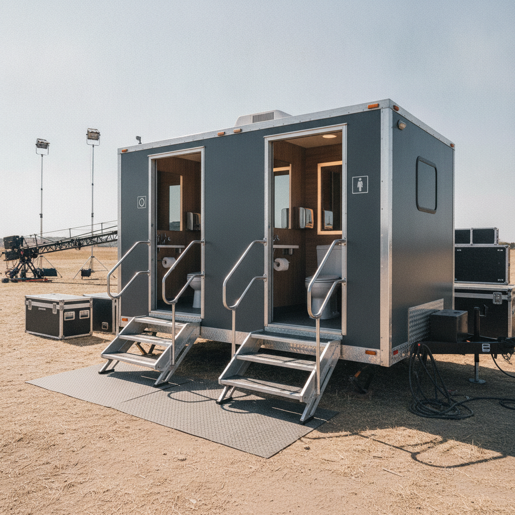 Film Production Restroom Rental - no people and no text
